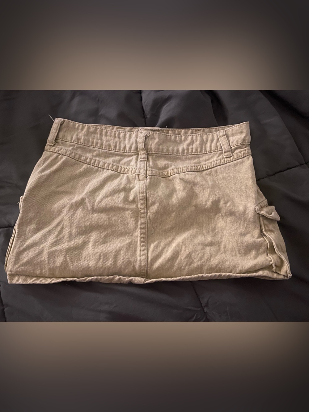 SHEIN Tan Mini Skirt